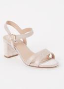 Dune London Wide Fit Merisa sandalette van leer