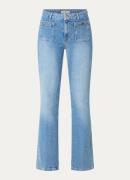 Fifth House Brooklyn high waist straight leg jeans met opgestikte zakk...