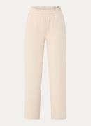 Moscow Noelle high waist wide fit pantalon met steekzakken