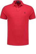 Poloshirt Ralph Lauren rood Custom Sim Fit