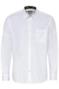 Camel Active overhemd button-down boord wit
