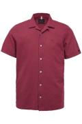 Vanguard overhemd korte mouw bordeaux rood