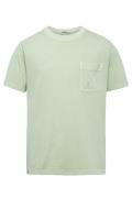 Cast Iron t-shirt ronde hals mintgroen