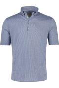 John Miller polo normale fit blauw gestreept katoen