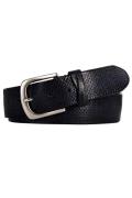 Profuomo geperforeerde riem donkerblauw