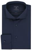 Profuomo strijkvrij overhemd donkerblauw slim fit