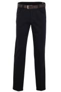 Meyer broek Diego donkerblauw stretch