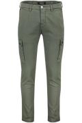 Replay chino Slim Fit donkergroen