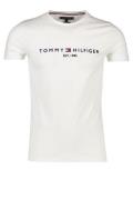 Tommy Hilfiger t-shirt met logo wit ronde hals