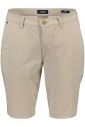 Gardeur korte broek beige effen katoen