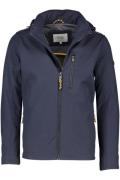 Camel Active jas capuchon afneembaar donkerblauw borstzak kort model