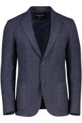 Strellson colbert wol slim fit donkerblauw gemêleerd