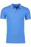 Colmar polo blauw effen katoen normale fit