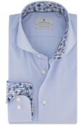 Thomas Maine overhemd mouwlengte 7 lichtblauw effen 100% katoen normal...