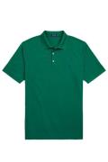 Big & Tall Polo Ralph Lauren polo normale fit groen effen katoen 3-kno...