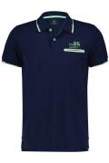 New Zealand polo 2 knoops normale fit donkerblauw uni