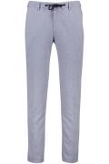 Portofino pantalon Turijn blauw geruit touwsluiting