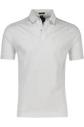 Hugo Boss x Porsche poloshirt slim fit wit effen