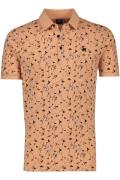 Vanguard poloshirt korte mouw normale fit oranje geprint katoen