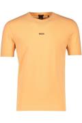 Hugo Boss Orange t-shirt oranje effen normale fit katoen