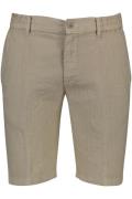 korte broek Brax modern fit linnen beige