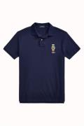 Polo Ralph Lauren polo beertje wijde fit donkerblauw effen katoen