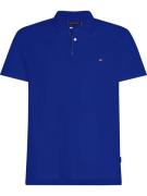 Tommy Hilfiger poloshirt wijde fit blauw effen katoen