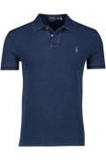 Polo Ralph Lauren polo Slim Fit donkerblauw effen 100% katoen