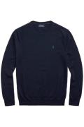 Polo Ralph Lauren trui Big & Tall ronde hals navy effen wol