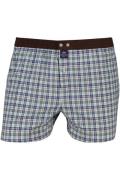 Katoenen Mc Alson boxershort bruin groen geruit