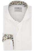 Thomas Maine overhemd mouwlengte 7 wit effen cutaway collar 100% katoe...