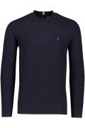 Tommy Hilfiger trui Big&Tall ronde hals navy katoen