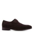 Floris van Bommel nette schoenen bruin effen leer en suede