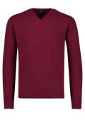 Trui 100% wol bordeaux William Lockie