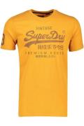 Oranje t-shirt Superdry