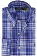 Polo Ralph Lauren casual overhemd normale fit blauw geruit katoen