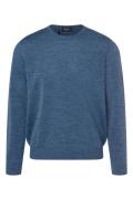 Pullover blauw Maerz ronde hals