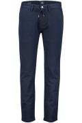 New Zealand chino Modern Fit navy effen katoen