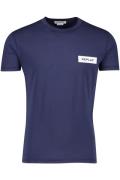 Replay t-shirt donkerblauw katoen ronde hals