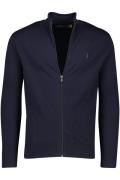 Polo Ralph Lauren vest donkerblauw rits effen 100% katoen wijde fit