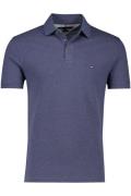 Tommy Hilfiger katoenen polo paars gemêleerd slim fit