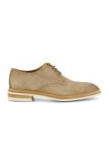 Giorgio nette schoenen lichte zool beige effen leer