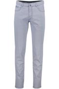 COM4 katoenen broek Swing Front lichtblauw effen denim