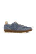 Blauwe Floris van Bommel sneakers effen 100% leer