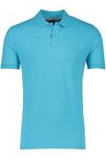 Hugo Boss 2-knoops polo normale fit blauw Pallas katoen