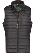 Camel Active bodywarmer zwart opstaande kraag