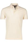 Tommy Hilfiger katoenen polo slim fit beige 3-knoops