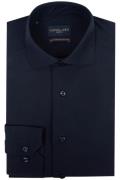 Cavallaro Tanisco overhemd mouwlengte 7 donkerblauw slim fit