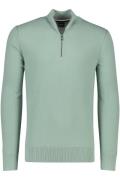 Half zip Hugo Boss trui groen ebrando-p katoen