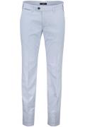 Eurex katoenen pantalon Joe regular fit lichtblauw